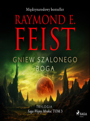cover image of Saga Wojny Mroku. Tom 3. Gniew szalonego boga